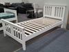 Picture of Holly  King Single Bed Solid Hardwood White Malaysian Made