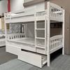 Picture of Miki Higher King Single Bunk Bed Solid Hardwood White Malaysian Made