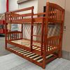 Picture of Miki Bunk Bed Single with Trundle Mattresses Solid Hardwood Oak Malaysian Made