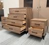 Picture of Knox Tallboy with Two Bedside Table Fully Assembled Malaysian Made