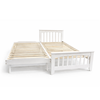 Picture of Cooper Solid Hardwood Single Bed – White Sleek Design | Made in Malaysia