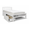 Picture of Miki Solid Hardwood King Single Bed – White Finish | Made in Malaysia