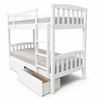 Picture of Miki High Solid Hardwood Single Bunk Bed – White
