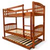 Picture of Solid Hardwood Single over Single Bunk Bed – Antique Oak