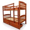 Picture of Solid Hardwood Single over Single Bunk Bed – Antique Oak