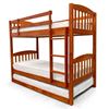 Picture of Solid Hardwood Single over Single Bunk Bed – Antique Oak
