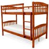Picture of Miki Solid Hardwood King Single Bunk Bed – Antique Oak