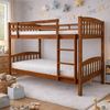Picture of Miki Solid Hardwood King Single Bunk Bed – Antique Oak