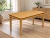Picture of Alba Wooden Dining Table 1500x900mm – Beech Colour, 20mm Slab-Style Top, 4–6 Seats