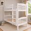 Picture of Miki Higher Solid Hardwood Single Bunk Bed – White
