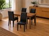 Picture of Alba Wooden Dining Table 1200x750mm – Walnut Colour, 20mm Slab-Style Top, 4 Seats