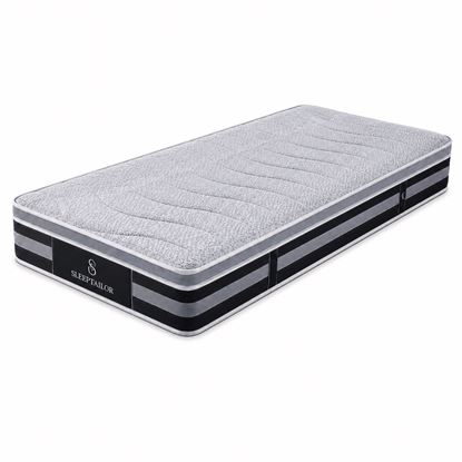 Picture of Enzo King Single Mattress – Pocket Spring Pillow Top with Latex Comfort Layer & Foam Encased Edge Support