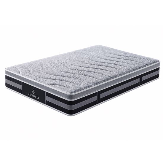 Picture of Enzo Queen Mattress – Pocket Spring Pillow Top with Latex Comfort Layer & Foam Encased Edge Support