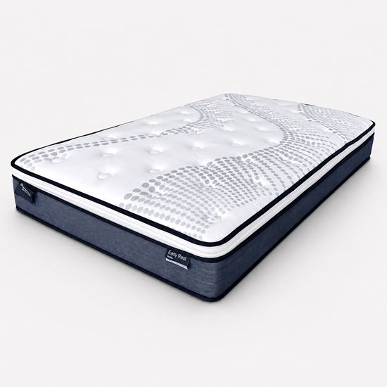 Picture of Milan King Single Mattress – Pocket Spring Pillow Top with Gel Memory Foam Comfort Layer & Foam Encased Edge Support