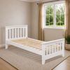 Picture of Cooper Solid Hardwood Single Bed with Pull-Out Trundle – White