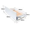 Miki Under-Bed Storage Drawer Dimensions