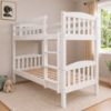 Picture of Miki Higher Solid Hardwood Single Bunk Bed – White