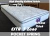 Picture of Esta  Single Mattress Pocket Spring  Thick Pillow Top 7 Zones with Surrounding Edge Structure