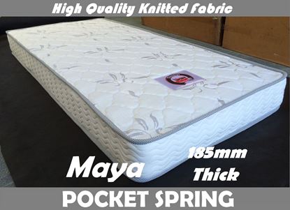 Picture of Maya Double Mattress Pocket Spring Extra Comfort with Surrounding Edge Structure