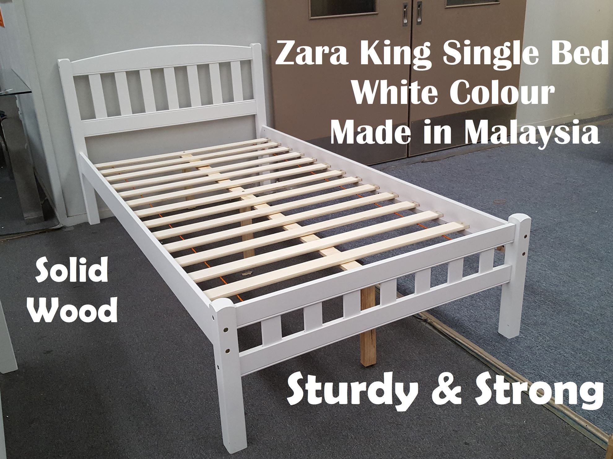 Furniture Place King Single Beds Auckland Nz Picture Of Zara King Single Bed In White