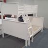 Picture of Emily Double Bunk Bed Solid Hardwood White Colour Malaysian Made