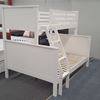 Emily Higher Grade Solid Hardwood Bunk Bed in Double Single Size with White Finish – Premium Durable Design