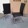 Picture of Lyla Dining Chair Black PU Leather Chrome Legs
