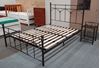 Picture of Jane Queen Bed Solid Construction Metal Platinum Colour Malaysian Made