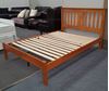 Picture of Grace Double Bed Solid Hardwood Honey Oak Malaysian Made