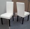 Picture of Zoe Dining Chair White PU Leather Dark Legs