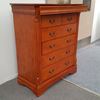 Picture of Anna Tallboy 7 Drawer Fully Assembled Gorgeous Vintage Details Oak Malaysian Made