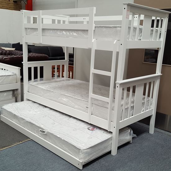 Furniture Place Holly King Single Bunk Bed With Trundle Holly King Single Bunk Bed With Trundle