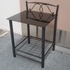 Picture of Jane Bedside Table Metal Platinum Colour Malaysian Made