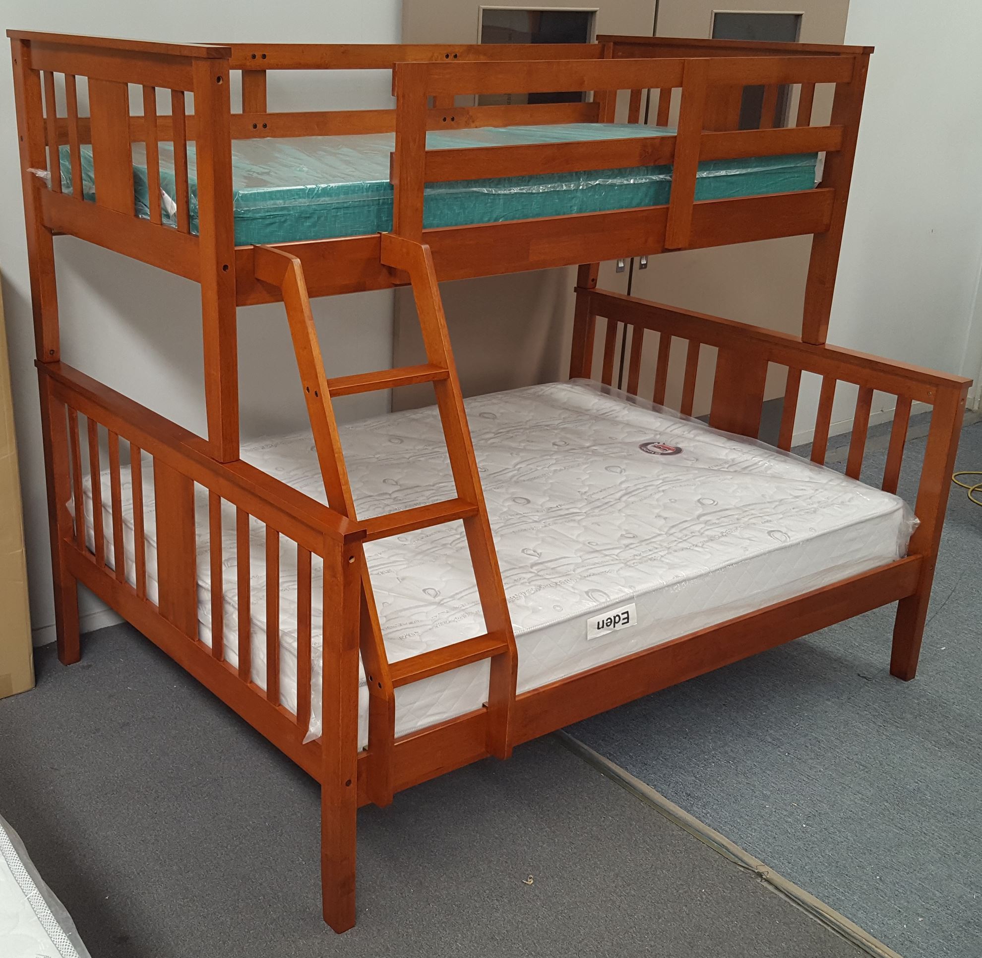Holly Single Double Bunk Bed, Double Bunk Beds With Mattress