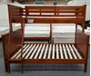 Picture of Emily Higher Grade Solid Hardwood Bunk Bed – Double Single (Oak) | Premium & Durable