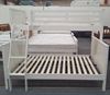 Picture of Emily Higher Grade Solid Hardwood Bunk Bed with Mattresses– Double Single (White)