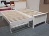 Picture of Eddie Single Bed Solid Hardwood White Malaysian Made