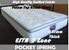 Picture of Esta King Mattress Pocket Spring Thick Pillow Top 7 Zones with Surrounding Edge Structure
