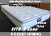 Picture of Esta Super King Mattress Pocket Spring Thick Pillow Top 7 Zones with Surrounding Edge Structure