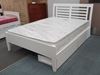 Picture of Jolie Double Bed Solid Hardwood White Colour Malaysian Made