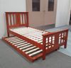 Picture of Holly Single Bed with Trundle Solid Hardwood Oak Malaysian