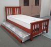 Picture of Holly Single Bed with Trundle Solid Hardwood Oak Malaysian