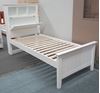 Picture of Kaylee King Single Bed Box Headboard Pop up Trundle White Malaysian Made