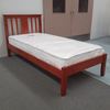 Picture of Grace Single Bed with Mattress Solid Hardwood Oak Malaysian Made