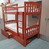 Picture of Miki Higher Solid Hardwood Bunk Bed – Single (Antique Oak) | Premium & Durable Design