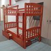 Picture of Miki  Higher Bunk Bed with Mattresses Single Solid Hardwood Oak Malaysian Made