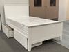 Picture of Eddie King Single Bed Solid Hardwood White Malaysian Made