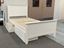 Picture of Eddie King Single Bed  with Drawers Solid Hardwood White Malaysian Made