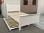 Picture of Eddie Hardwood King Single Bed with Trundle– White Crafted for Excellence | Made in Malaysia
