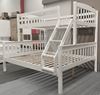 Picture of Miki Queen Bunk Bed  with Drawers Solid Hardwood White Colour Malaysian Made